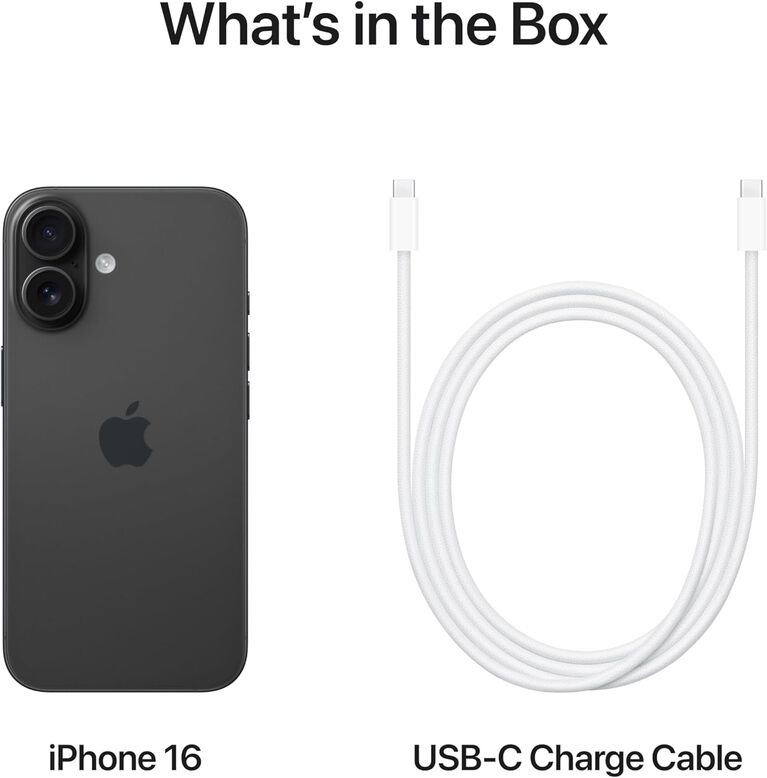 APPLE IPHONE 16 256GB BLACK, , hi-res